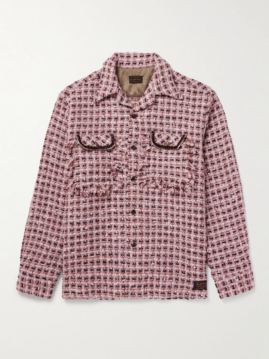 KAPITAL Wool-Blend Tweed Overshirt - Men