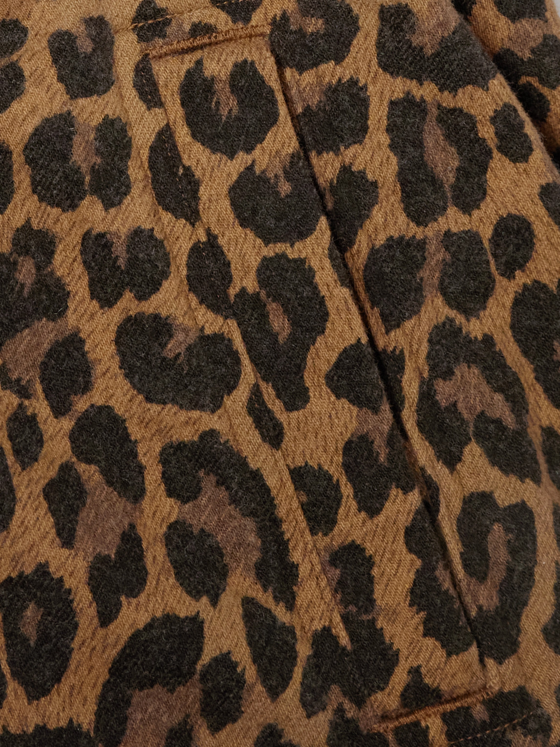 Shop Kapital Cavalier Leopard-print Cotton-blend Twill Coat In Brown