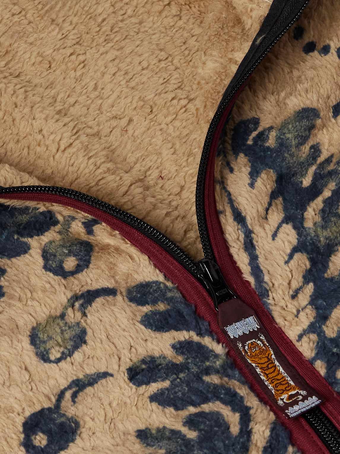  Kapital - Damask Printed Fleece Jacket - Men - Neutrals - 4 