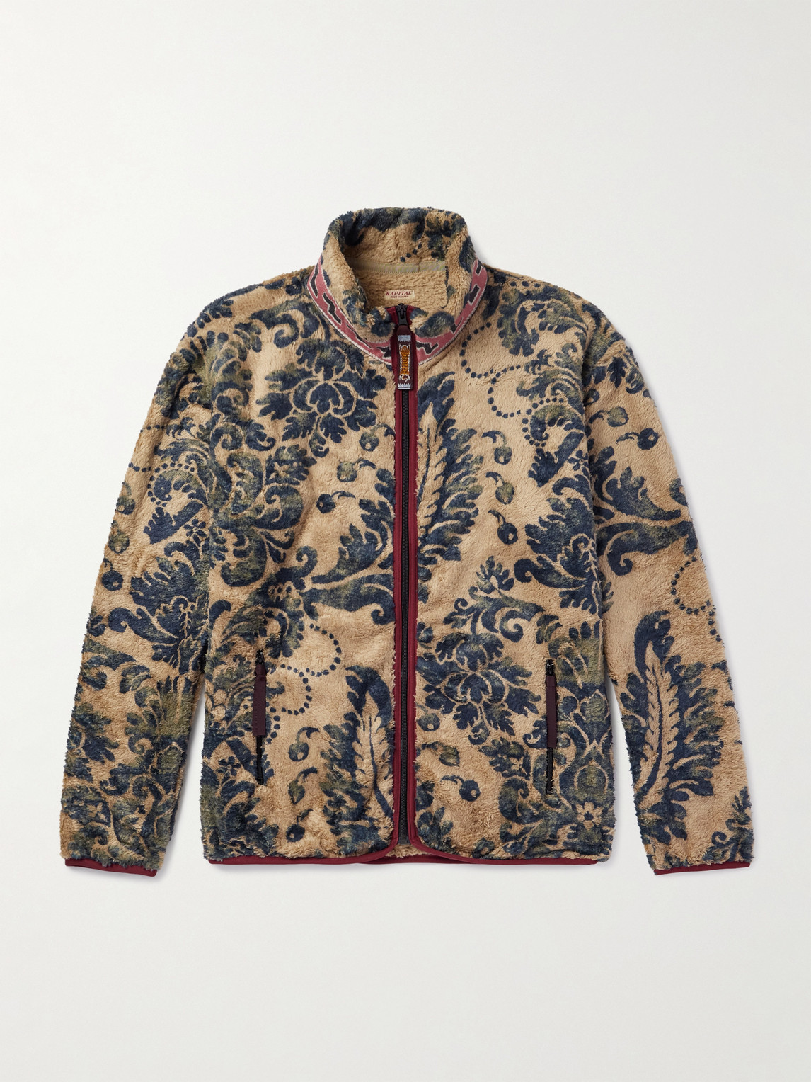 KAPITAL Damask Printed Fleece Jacket - Men