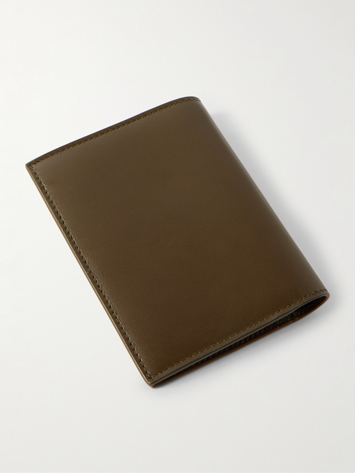 Logo-Print Leather Bifold Wallet — 2
