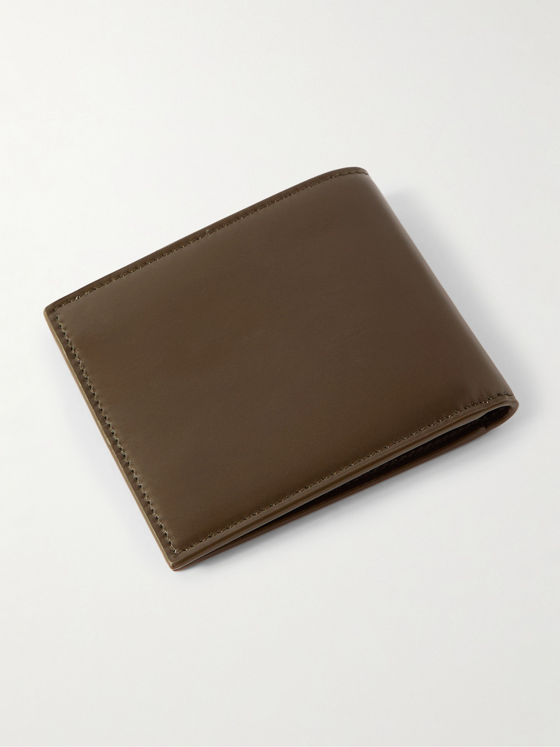 Logo-Print Leather Billfold Wallet — 2