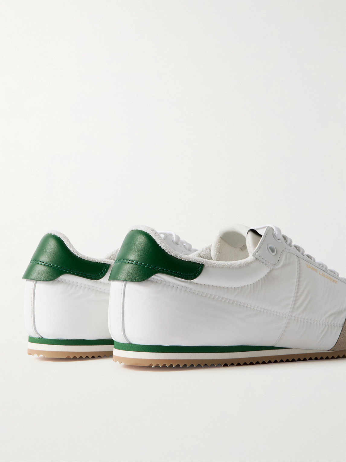 Saint Laurent Aston Sneakers In White
