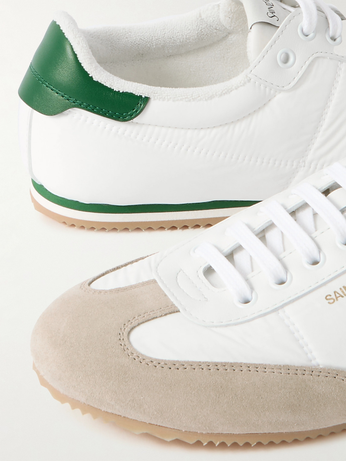 Saint Laurent Aston Sneakers In White