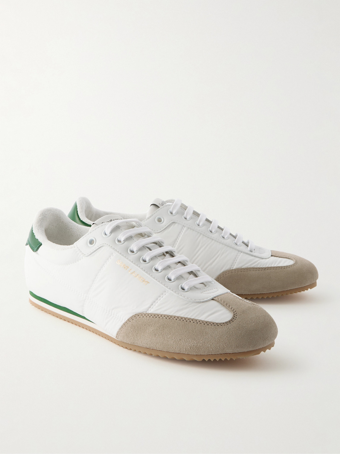 Saint Laurent Aston Sneakers In White
