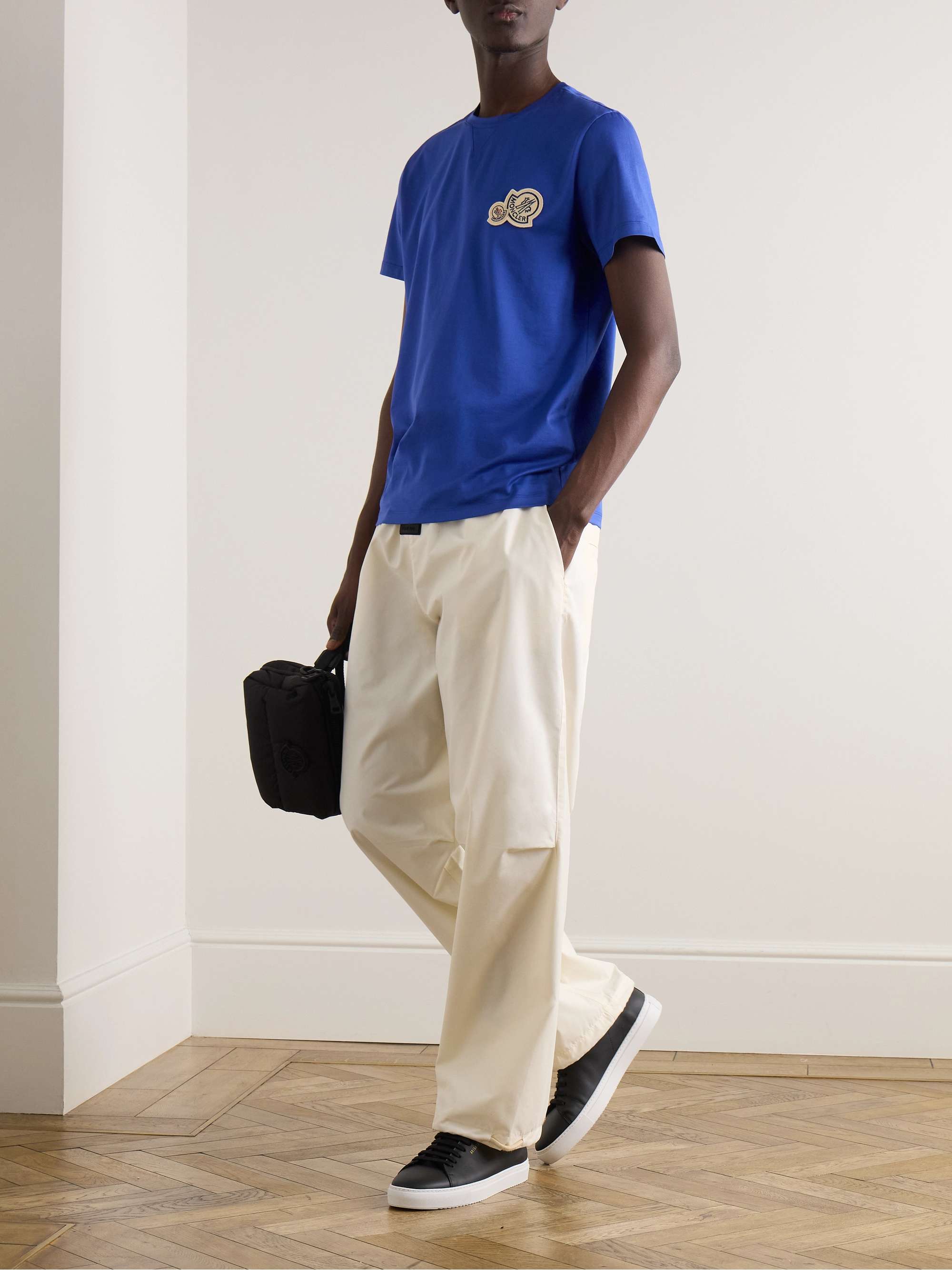 MONCLER Logo-Appliquéd Cotton-Jersey T-Shirt