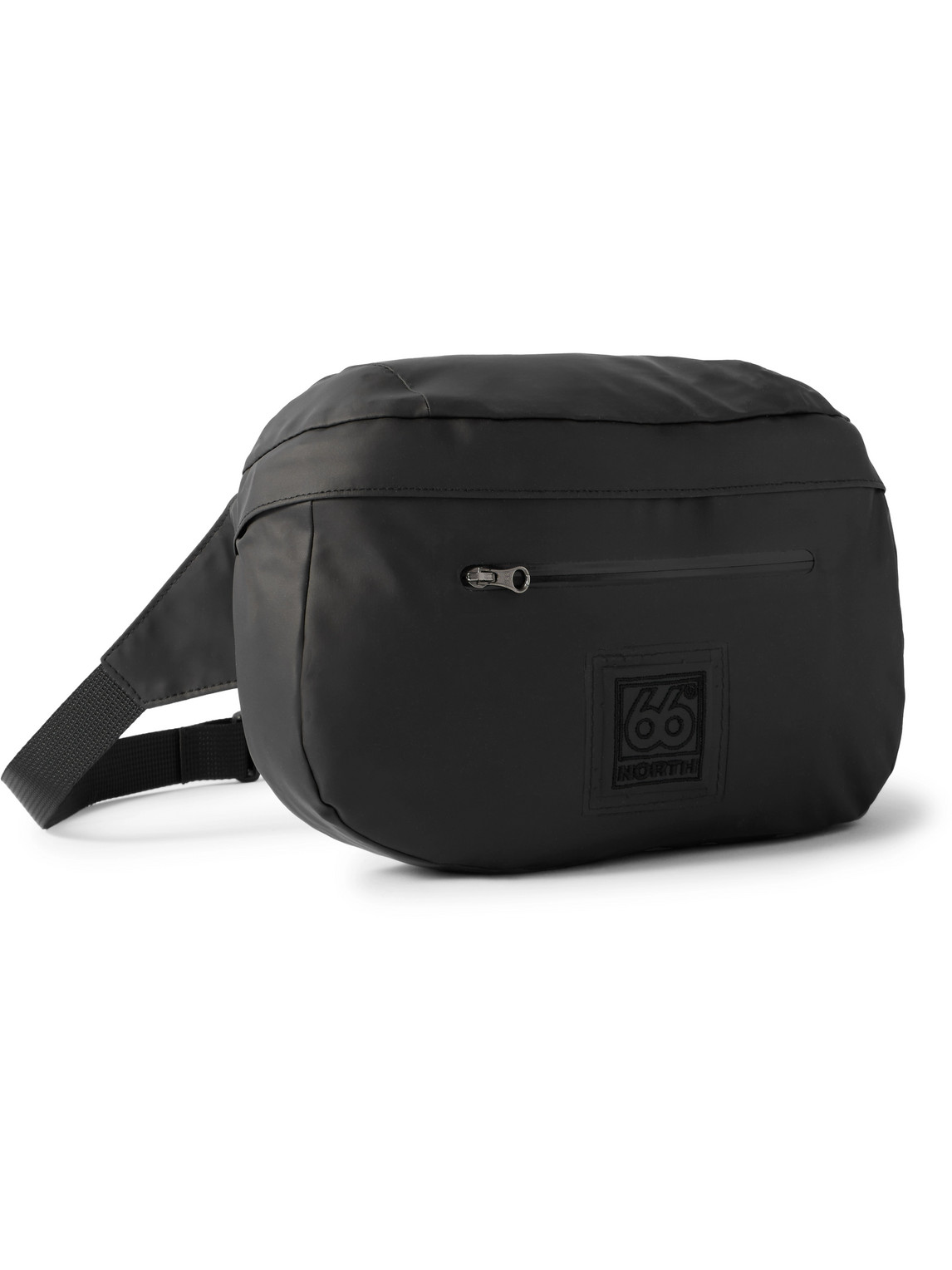 66 North – Logo-Embroidered Rubber Belt Bag