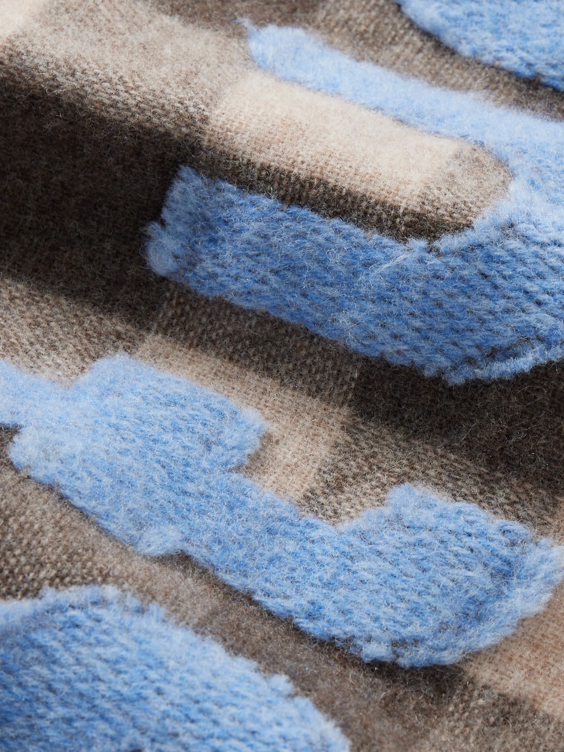 Acne Studios Veda Logo-appliquéd Fringed Checked Wool-blend Scarf In Brown