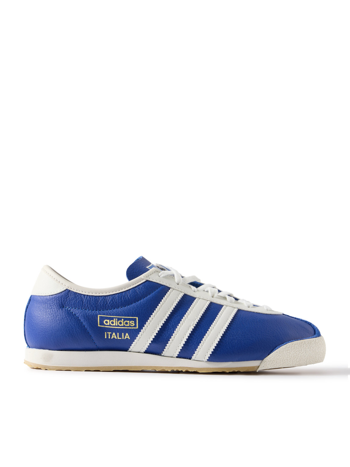 C.P. Company Italia Spezial Suede-Trimmed Leather Sneakers
