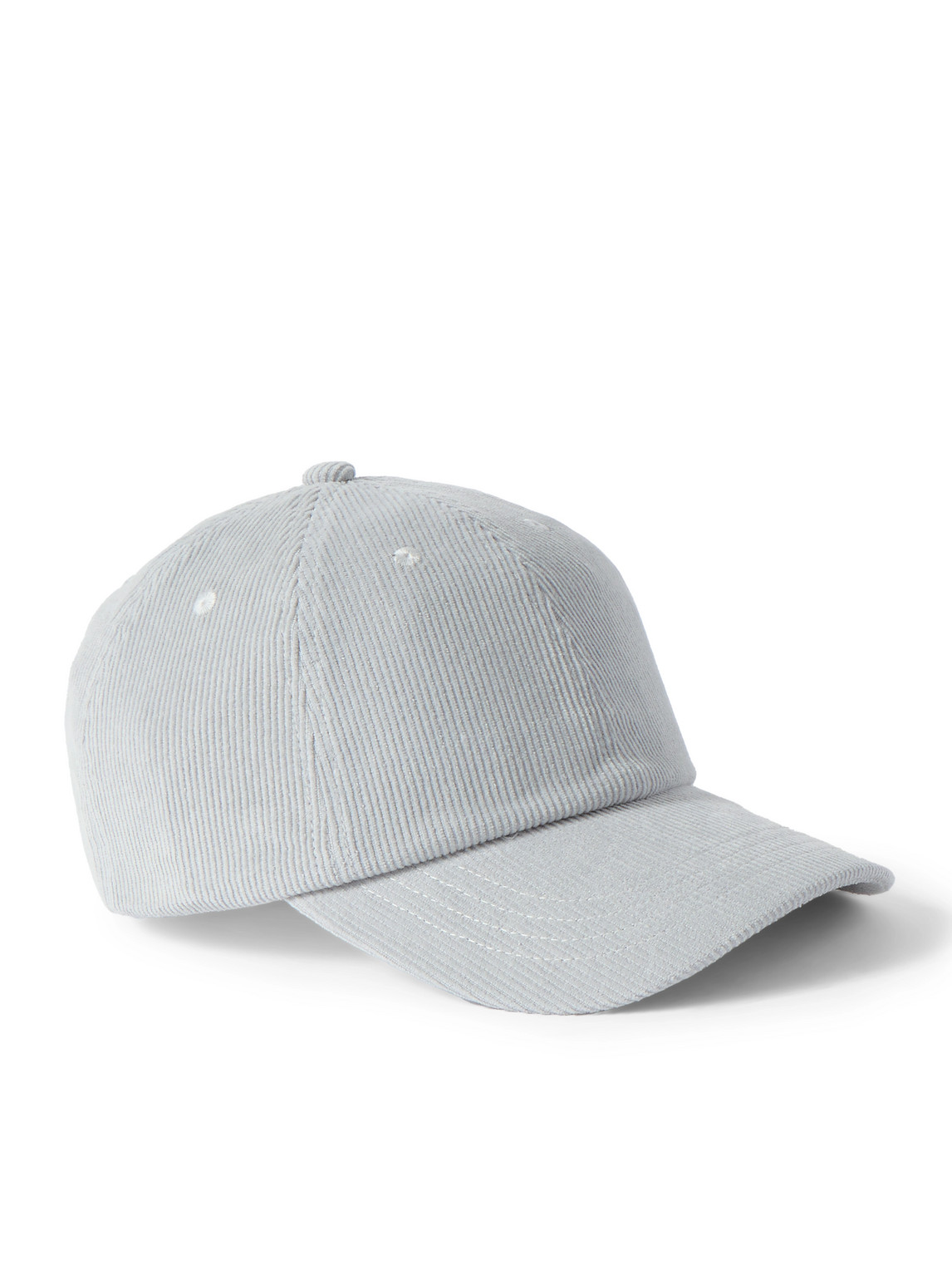 Folk Cotton-corduroy Baseball Cap In Gray