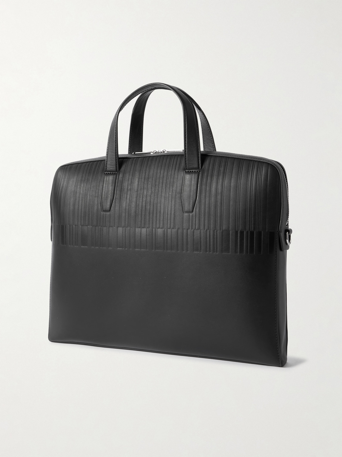 PAUL SMITH DEBOSSED LEATHER BRIEFCASE