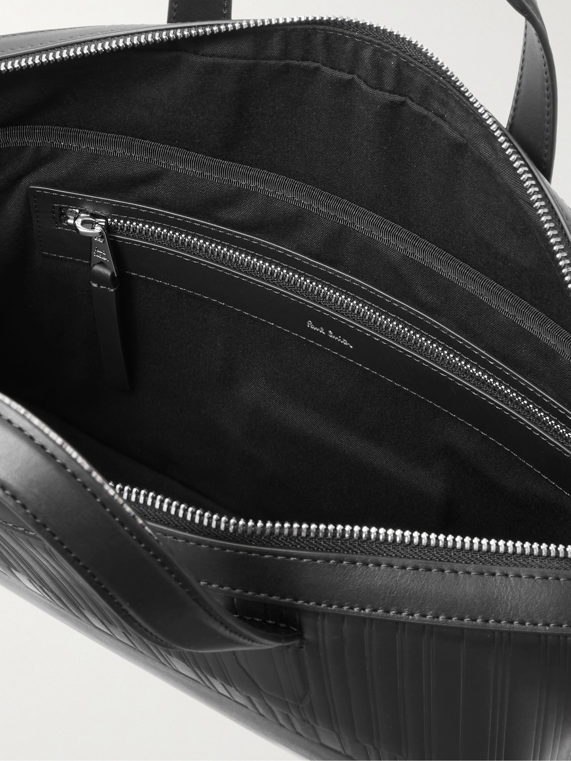 PAUL SMITH DEBOSSED LEATHER BRIEFCASE