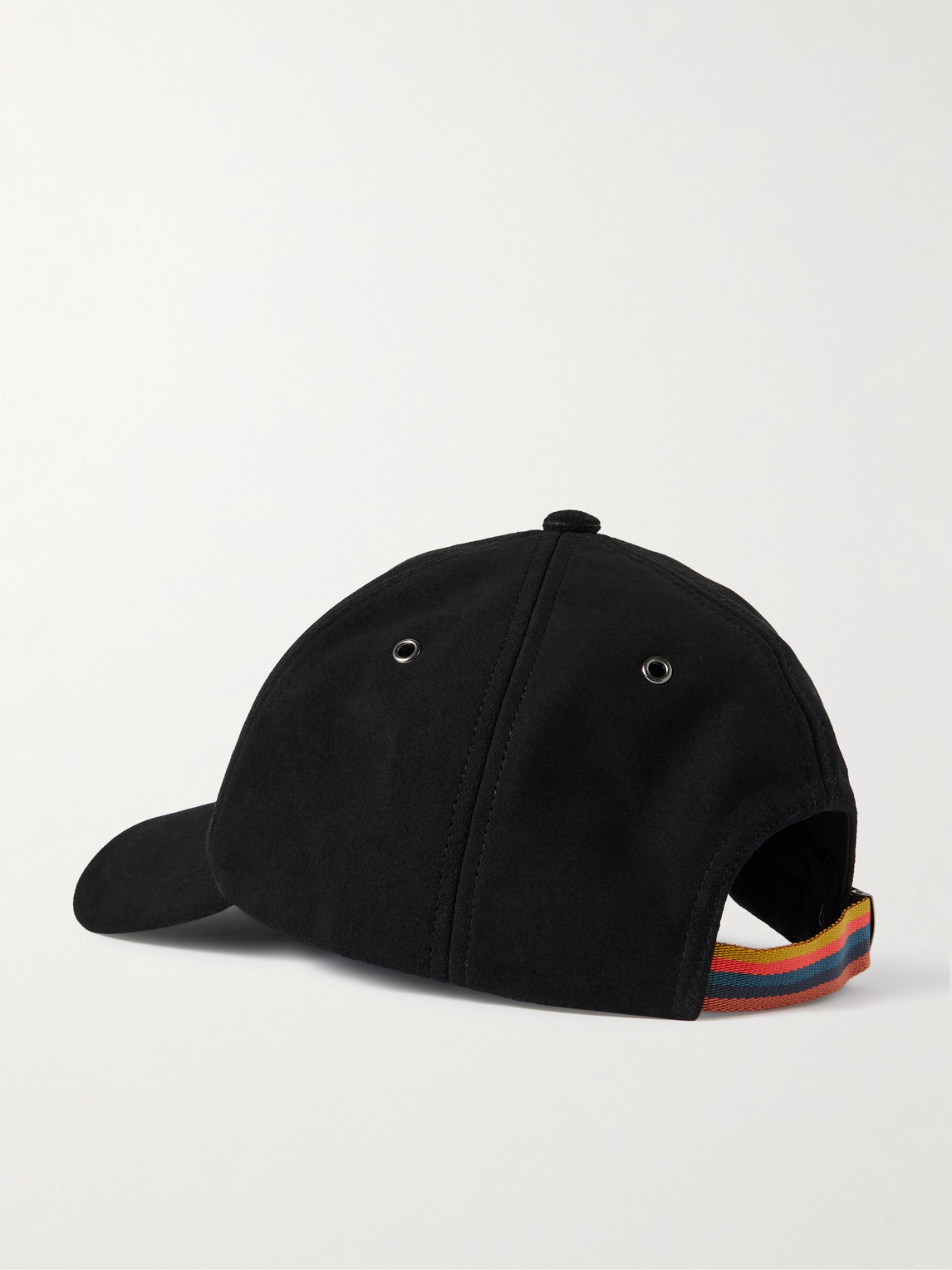  Paul Smith - Suede Baseball Cap - Men - Black 