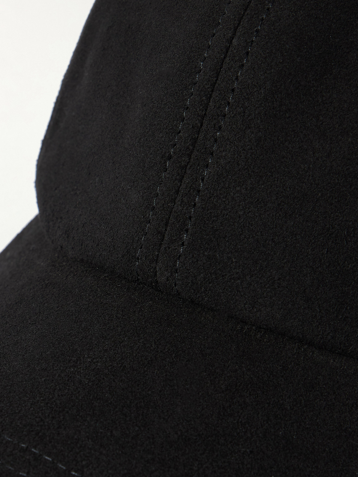  Paul Smith - Suede Baseball Cap - Men - Black 