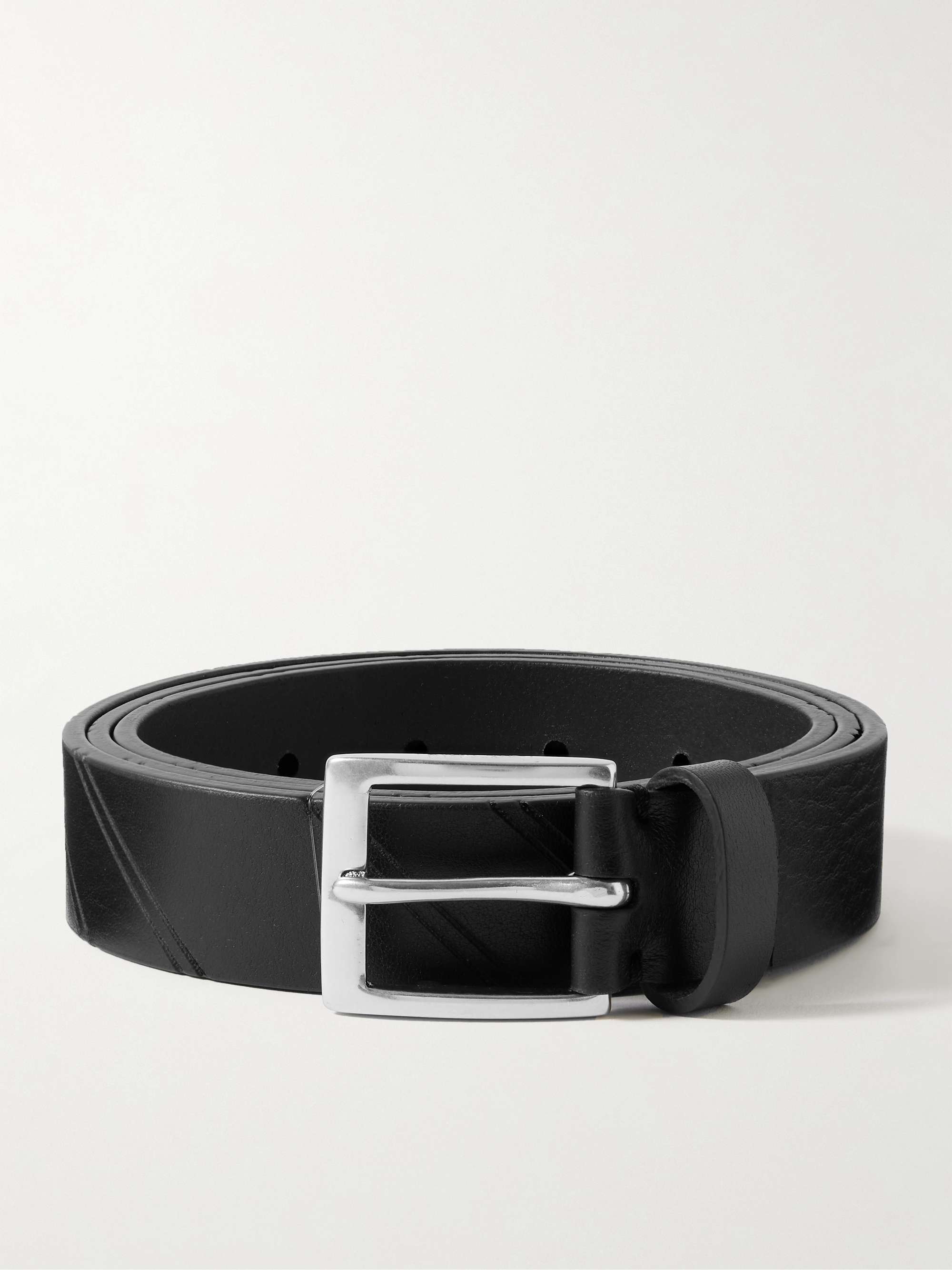 Black 2cm Leather Belt | OUR LEGACY | MR PORTER