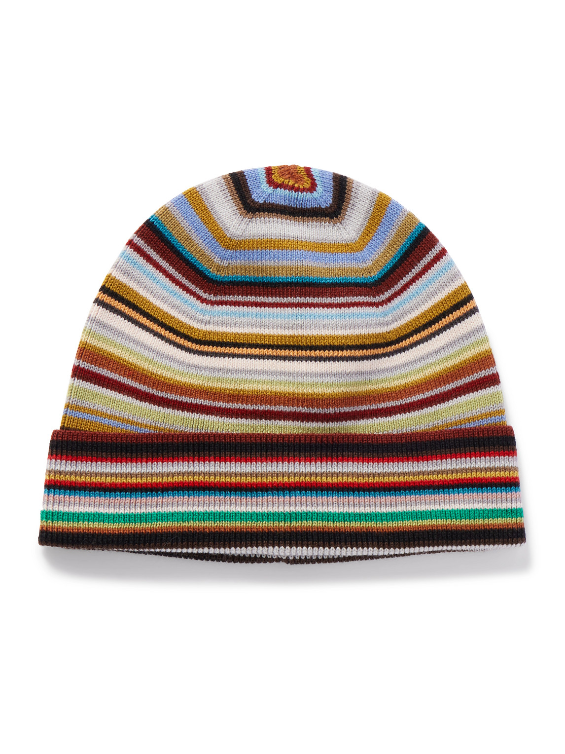 Paul Smith Signature Stripe Wool Beanie In Multi