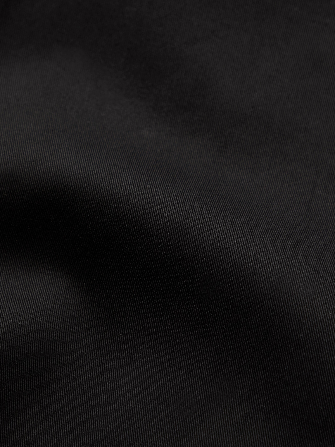 Saint Laurent Cotton-blend Coat In Black