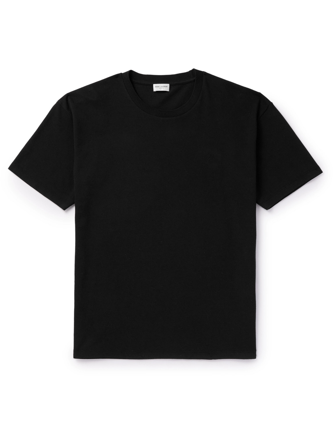 Logo-Embroidered Cotton-Piqué T-Shirt