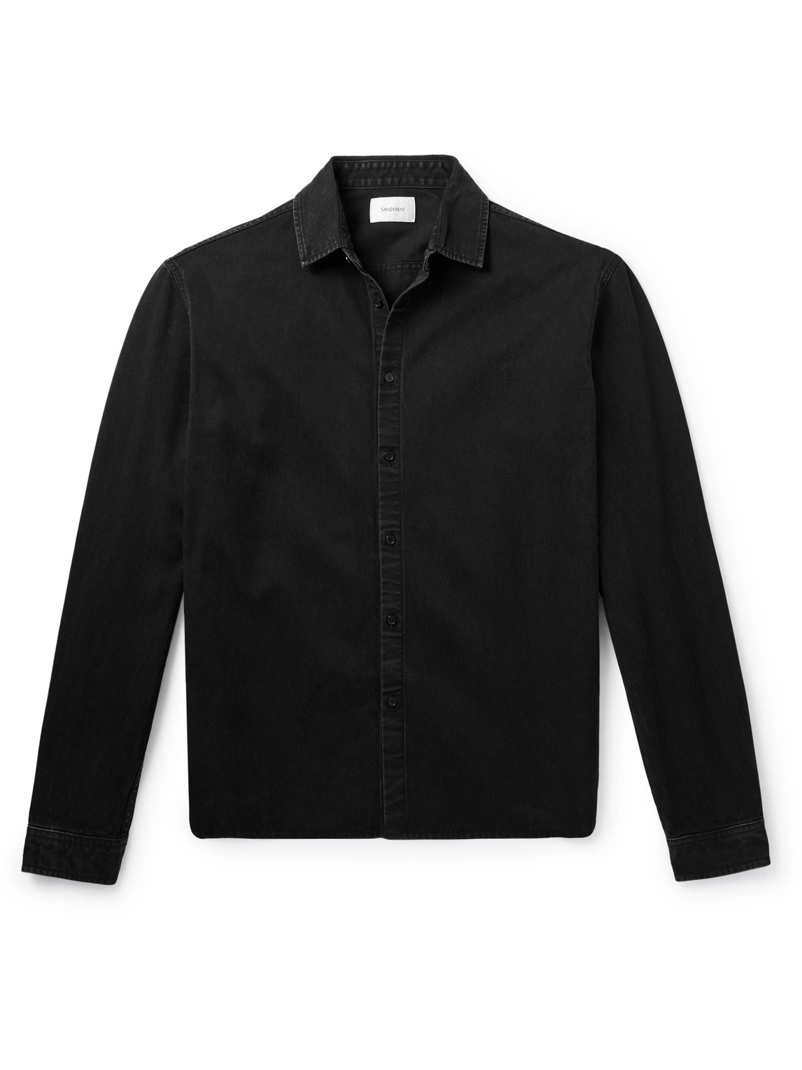 Cotton and Lyocell-Blend Denim Shirt