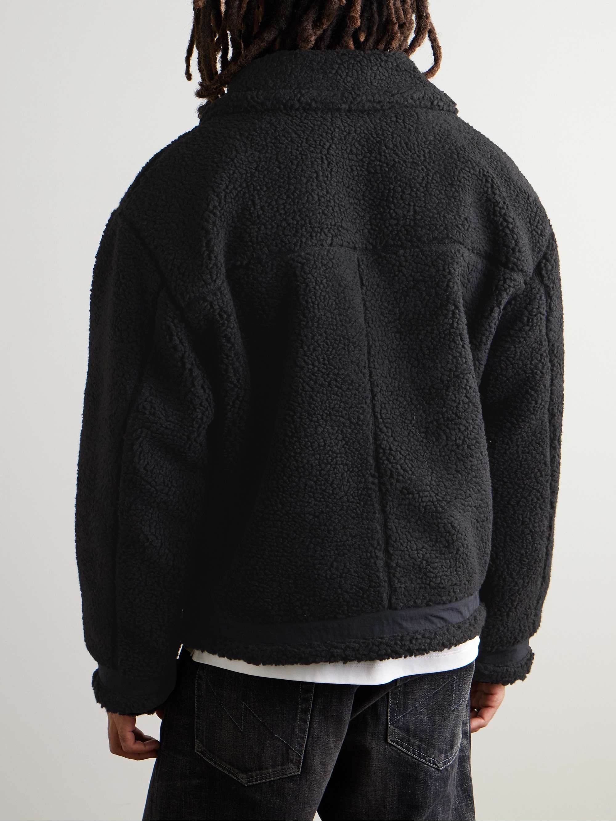 NEIGHBORHOOD B-3 Shell-Trimmed Fleece Jacket for Men | MR PORTER NEIGHBORHOOD B-3 Shell-Trimmed Fleece Jacket for Men | MR PORTER