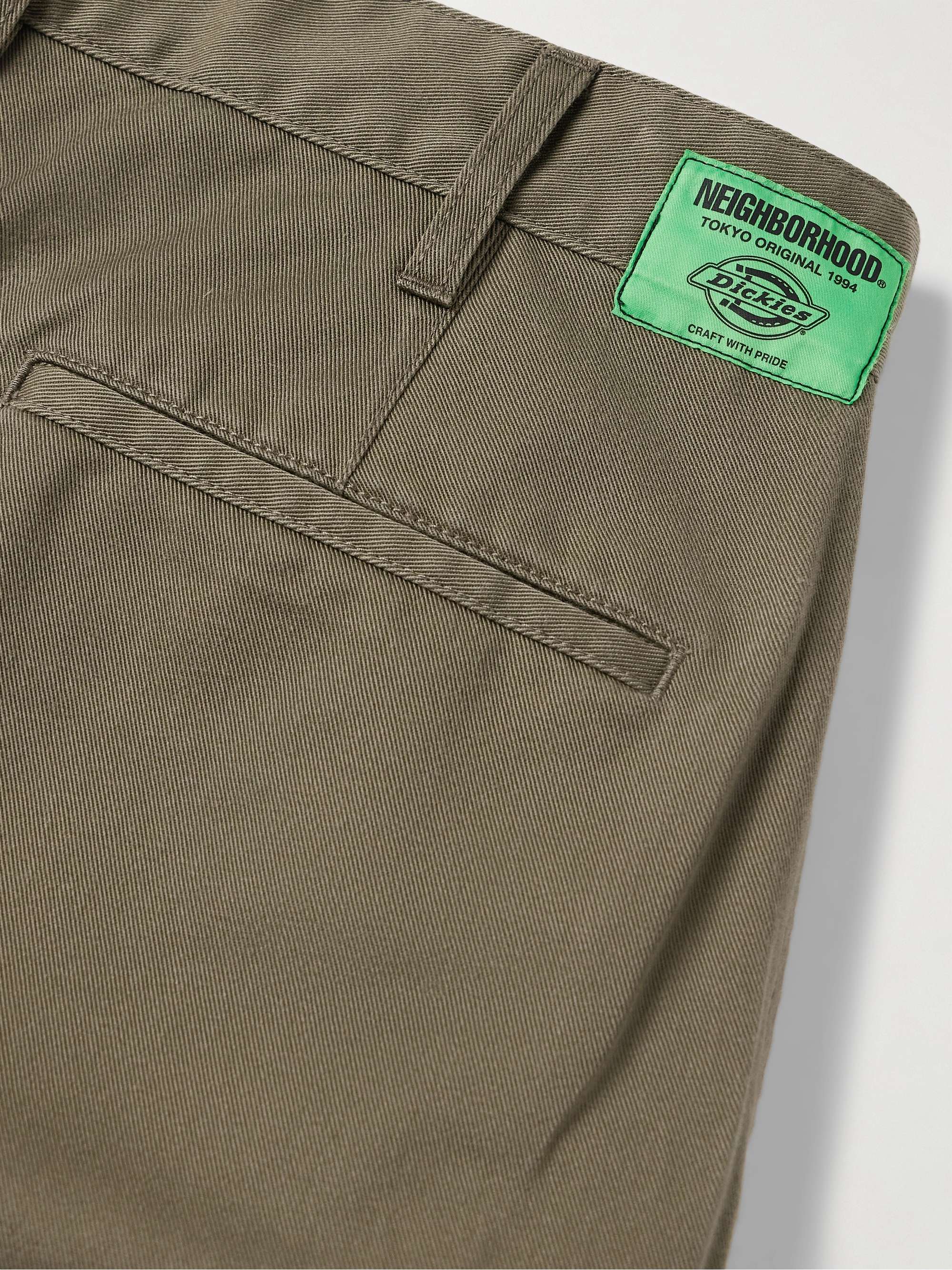 NEIGHBORHOOD + Dickies® Straight-Leg Pleated Twill Trousers NEIGHBORHOOD + Dickies® Straight-Leg Pleated Twill Trousers