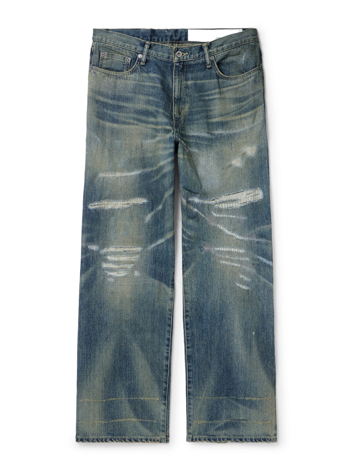 Neighborhood Straight-leg Jeans In Blue