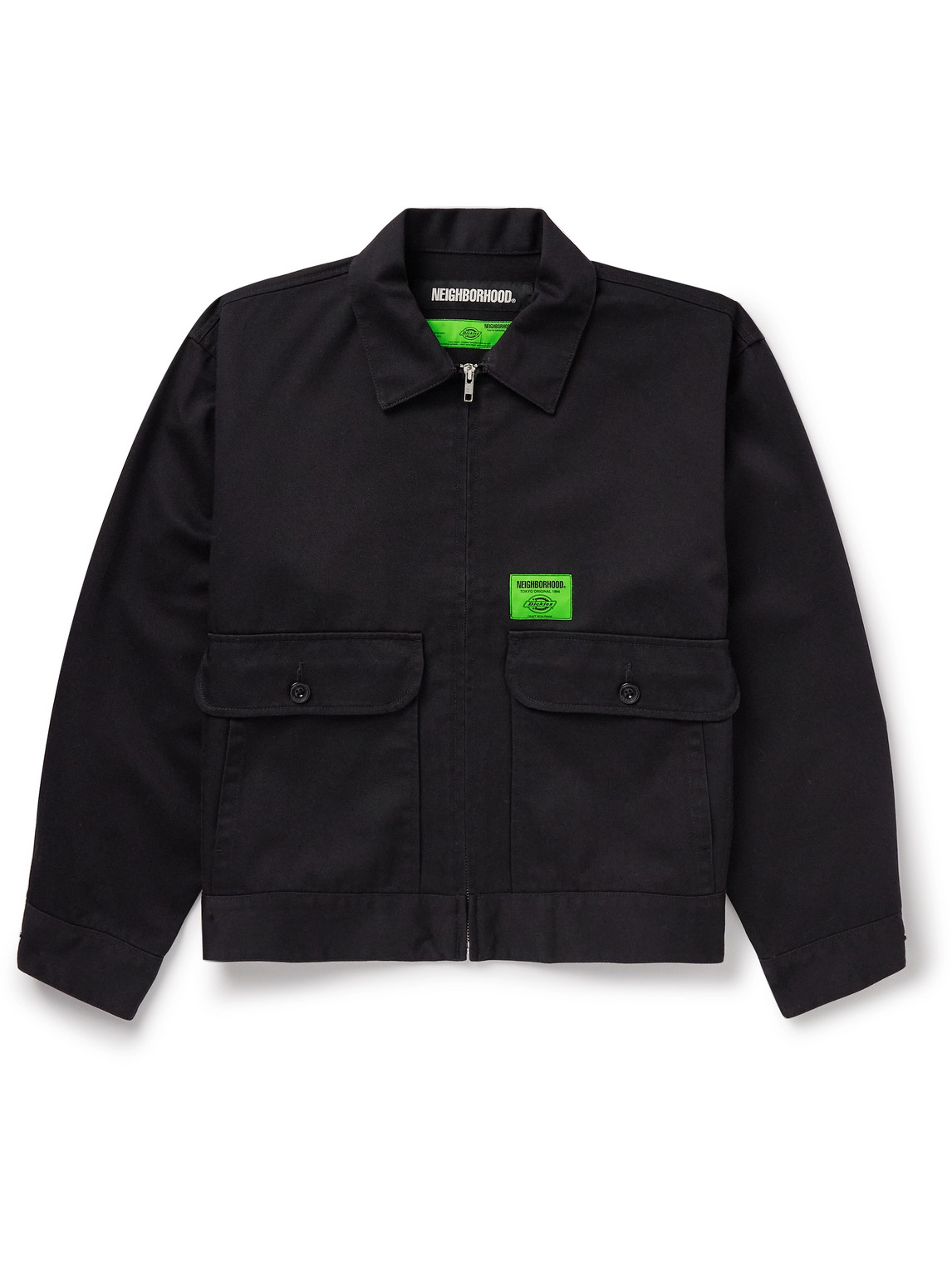 Neighborhood X Dickies Zip Jacket In Black