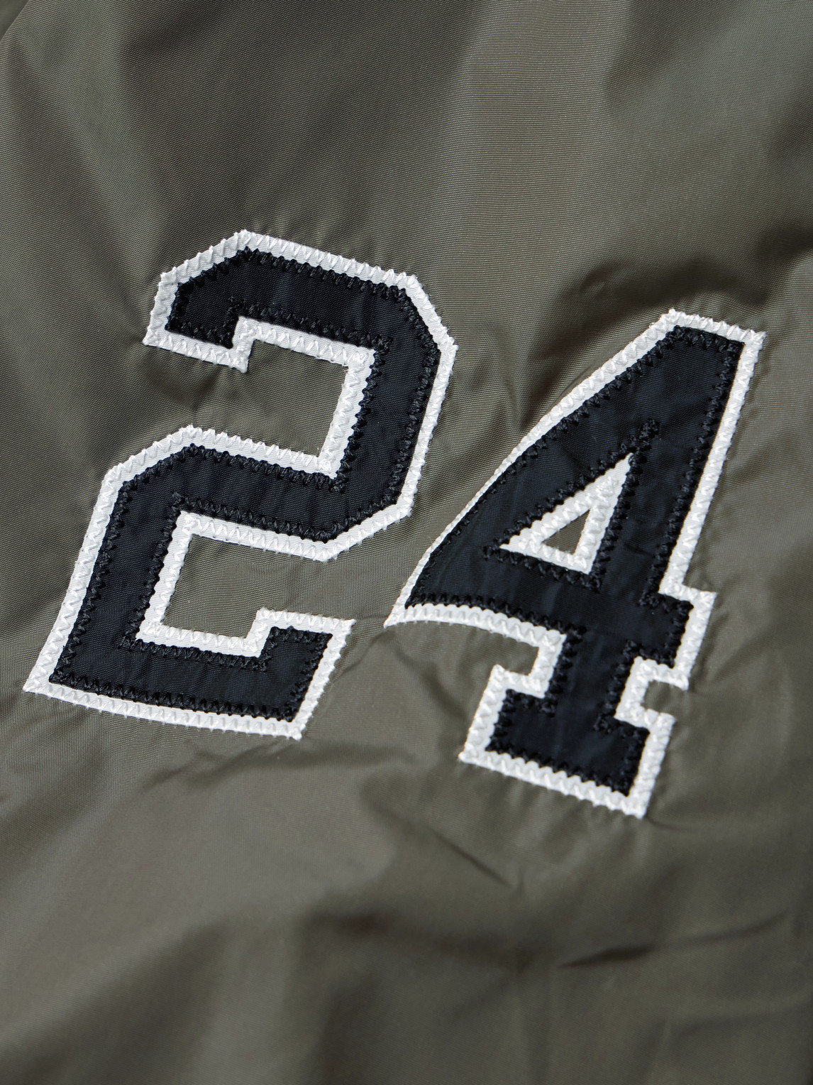 Shop Neighborhood Logo-appliquéd Nylon Bomber Jacket In Green
