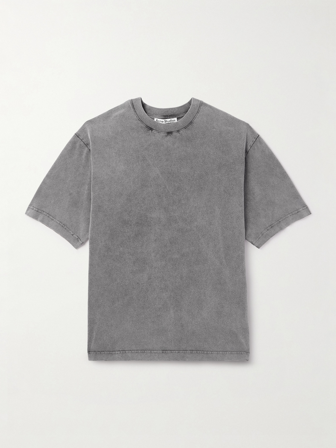 Acne Studios Extorr Logo-Appliquéd Garment-Dyed Cotton-Jersey T-Shirt - Men