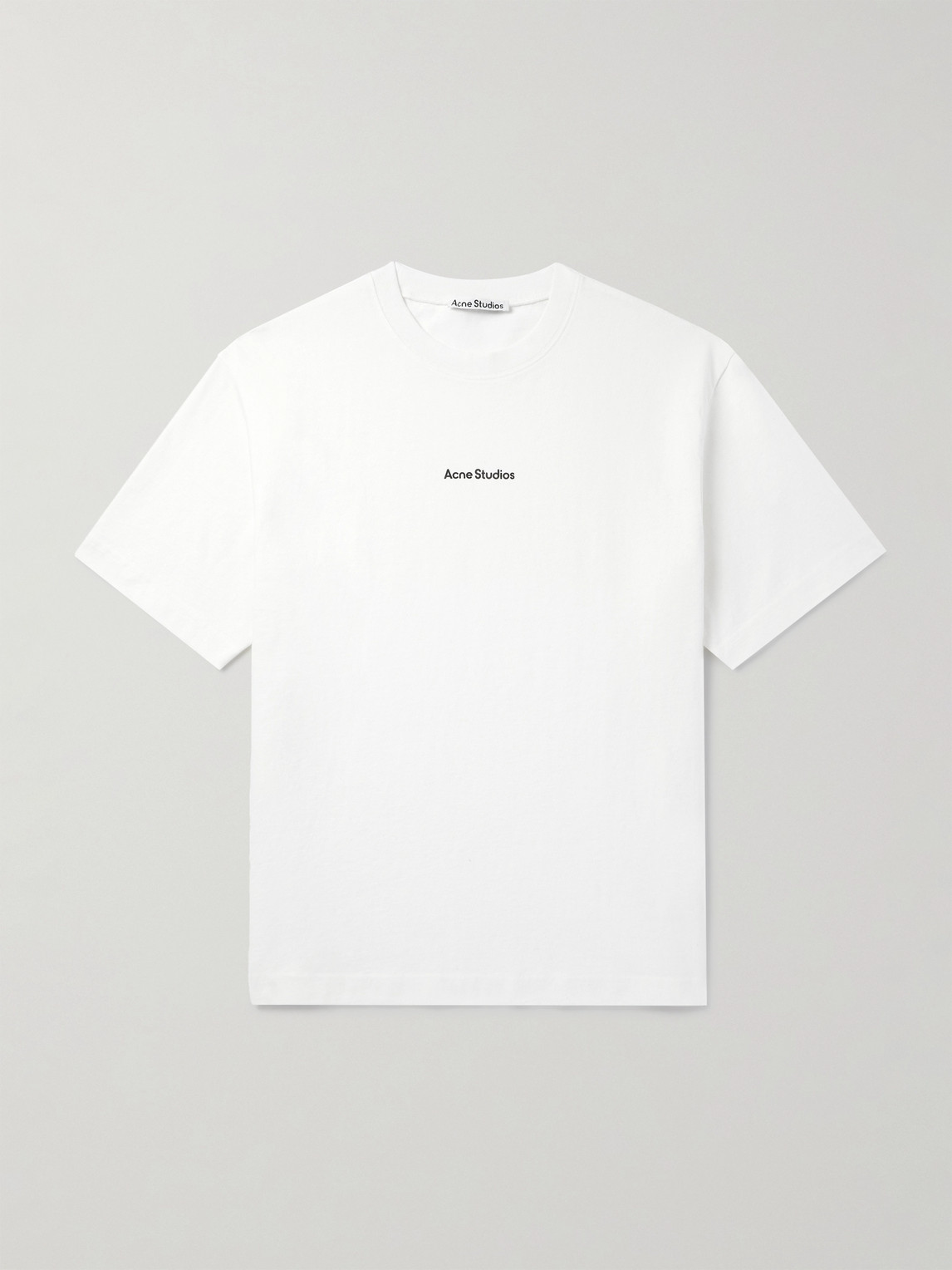 Acne Studios Exford U Logo-Print Organic Cotton-Jersey T-Shirt - Men