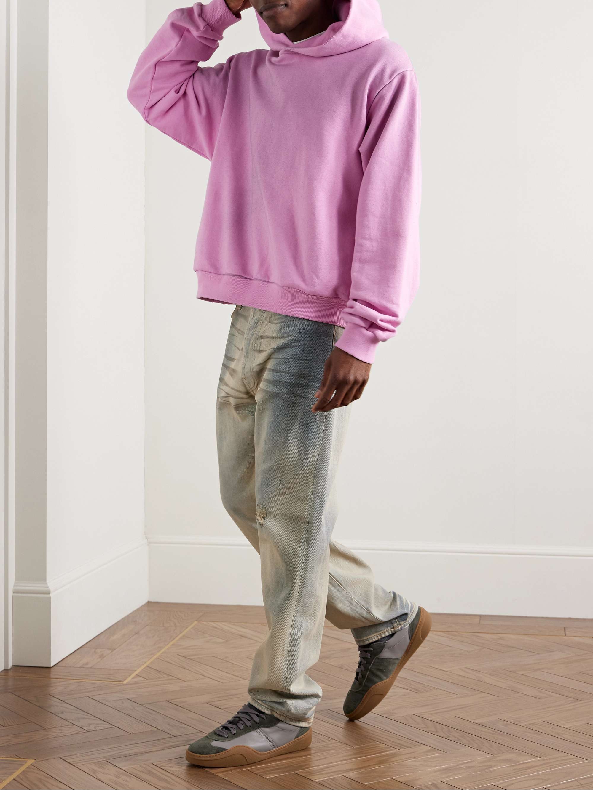 ACNE STUDIOS レザー ライダースジャケット エンボスロゴ入り