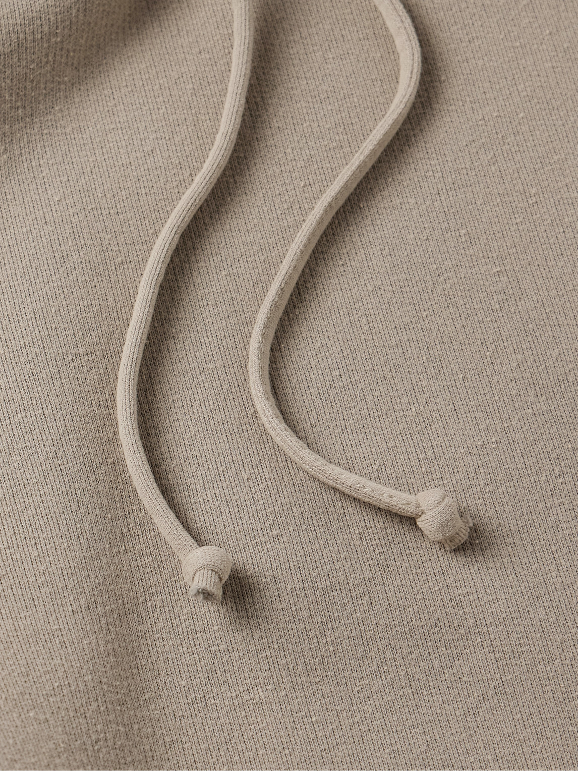 Acne Studios Fester H Logo-appliquéd Cotton-jersey Hoodie In Neutrals