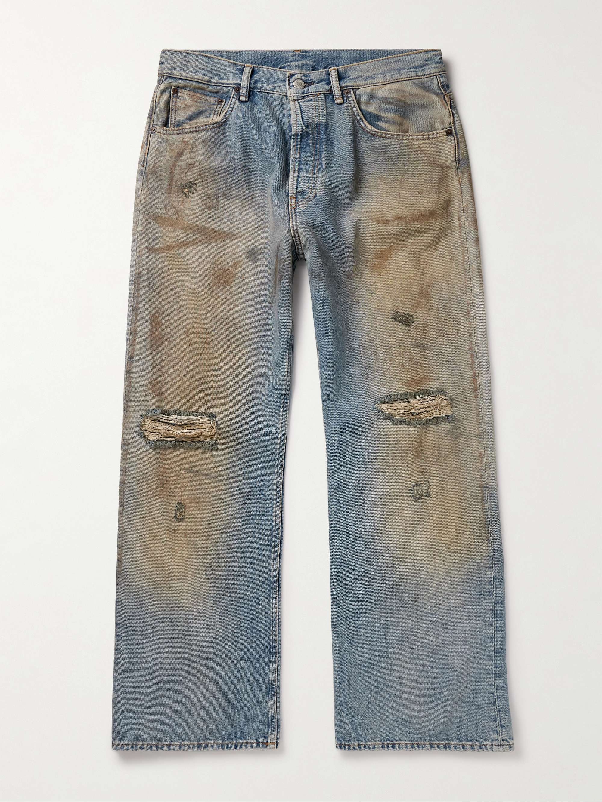 SAINT MXXXXXX Distressed Denim Jacket for Men | MR PORTER SAINT MXXXXXX Distressed Denim Jacket for Men | MR PORTER