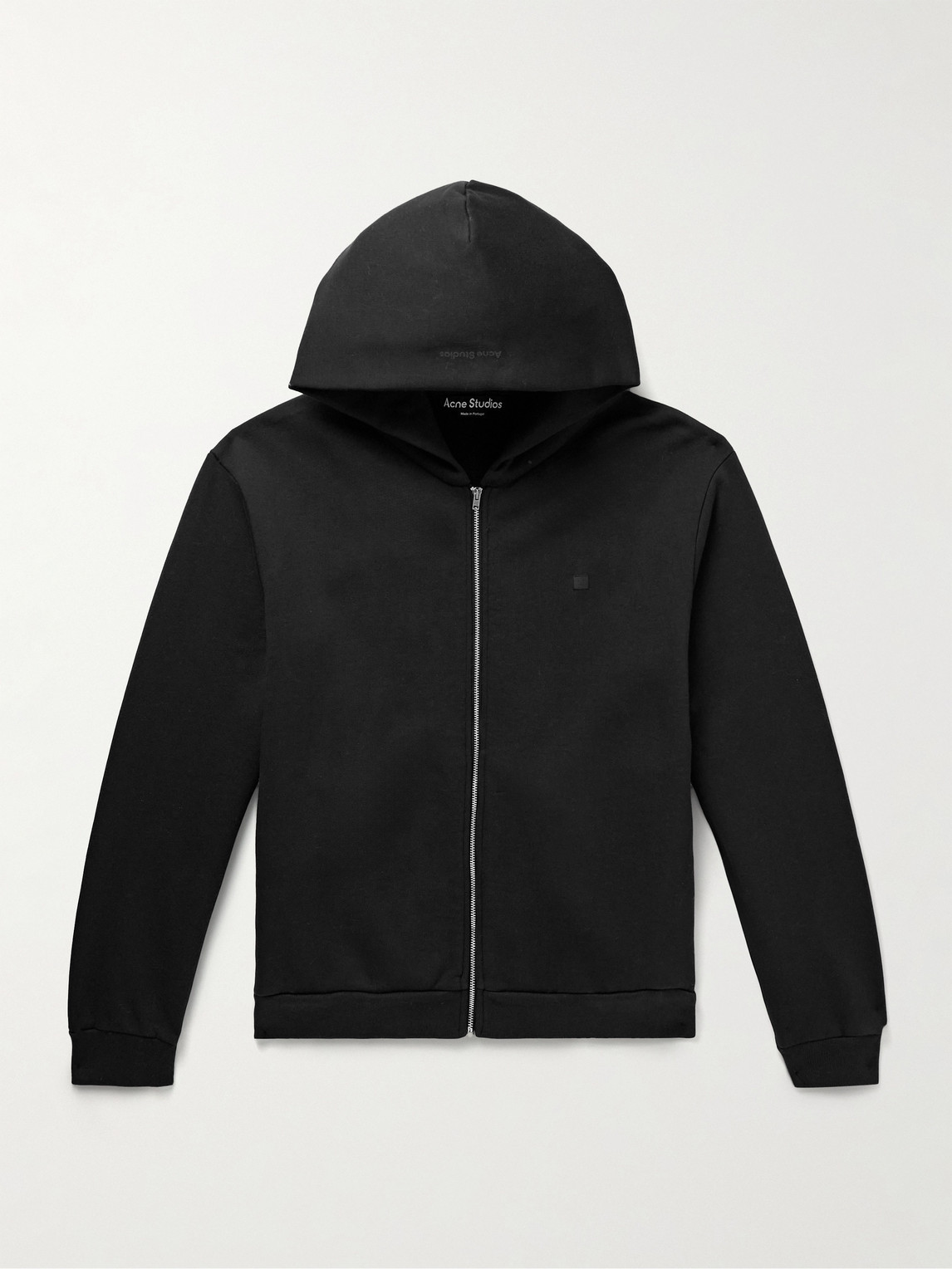 Acne Studios Fupiter Logo-Appliquéd Cotton-Jersey Zip-Up Hoodie - Men