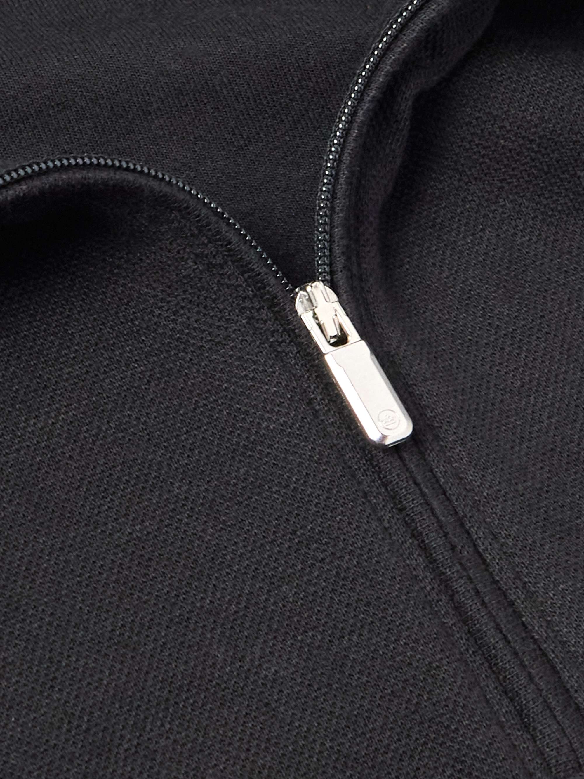 PETER MILLAR Crown Stretch Cotton and Modal-Blend Half-Zip Sweatshirt