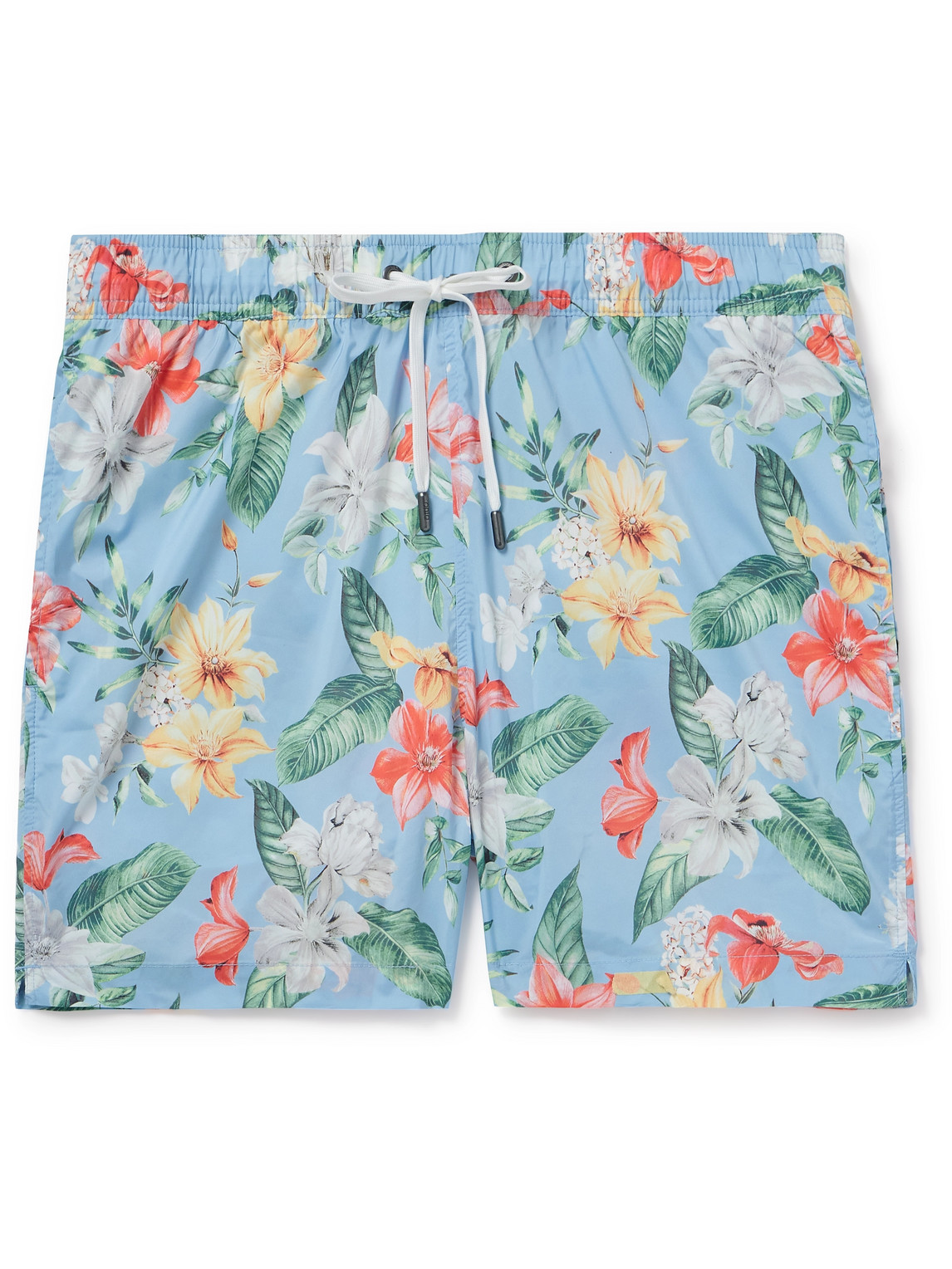 Charles Straight-Leg Mid-Length Printed Swim Shorts
