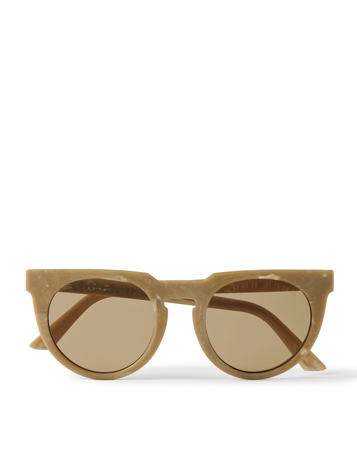 CLEAN WAVES - Parley for the Oceans Type 05 Round-Frame Recyled-Acetate Sunglasses - Men - Neutrals