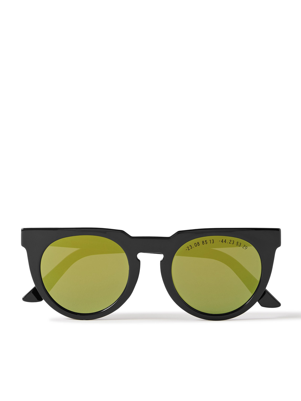 CLEAN WAVES - Parley for the Oceans Type 05 Round-Frame Recyled-Acetate Sunglasses - Men - Black