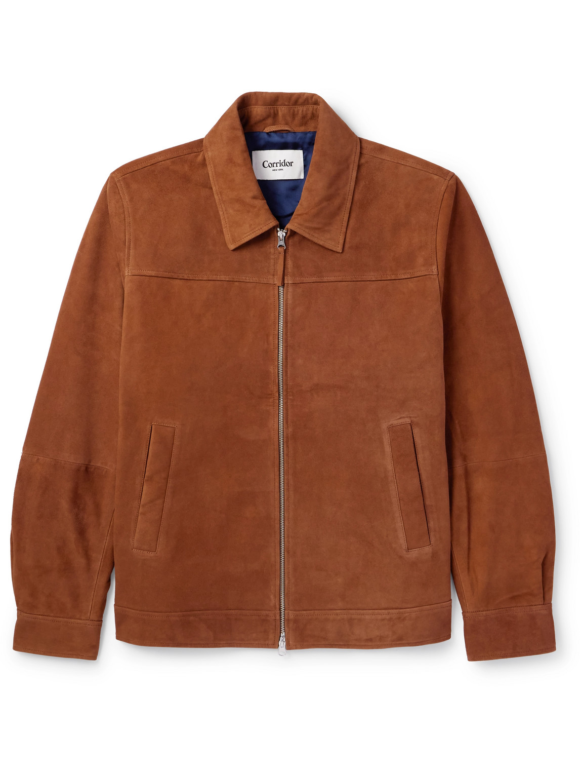 Corridor Suede Jacket In Brown