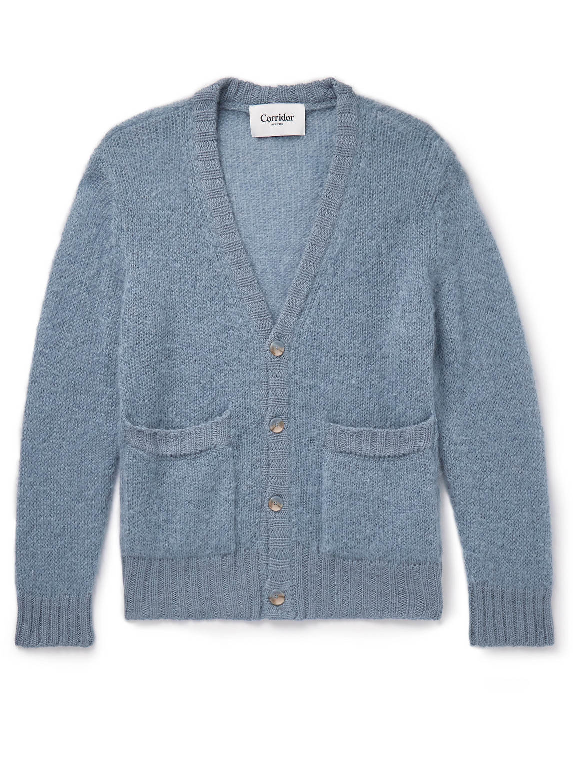 Mohair and Wool-Blend Cardigan