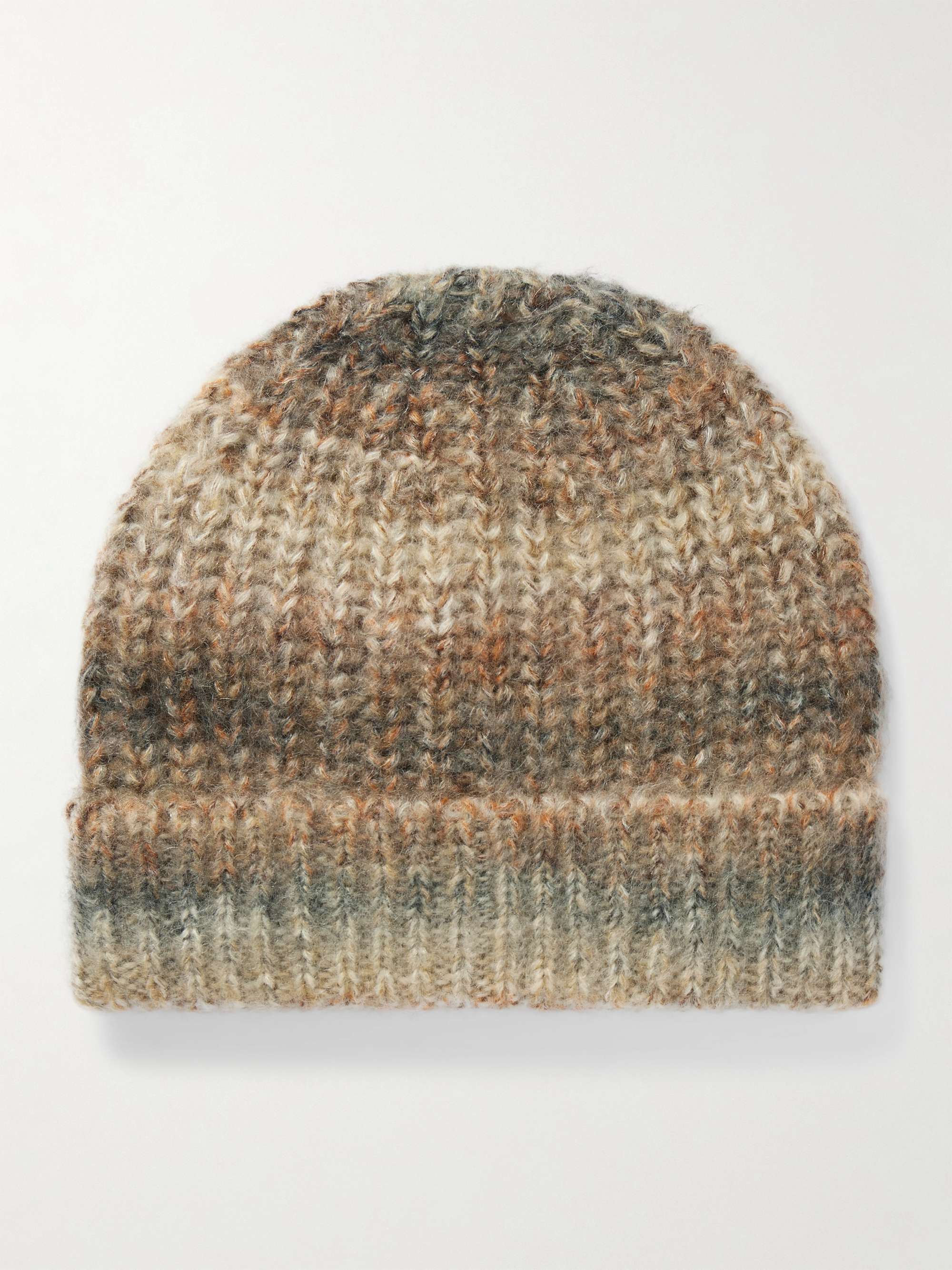 CORRIDOR Space-Dyed Brushed-Knit Beanie for Men | MR PORTER