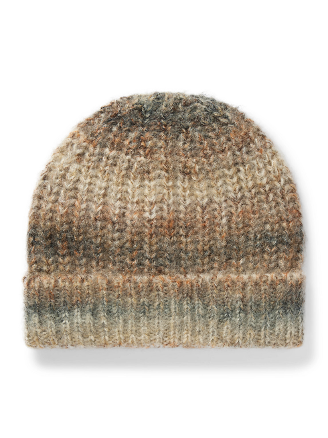 Corridor Space-dyed Brushed-knit Beanie In Neutrals