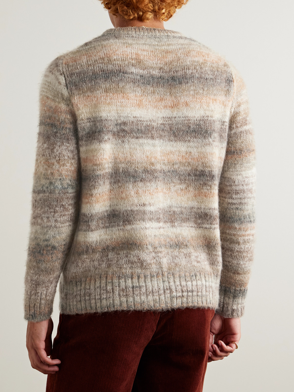 Corridor Space-dyed Knitted Sweater In Neutrals