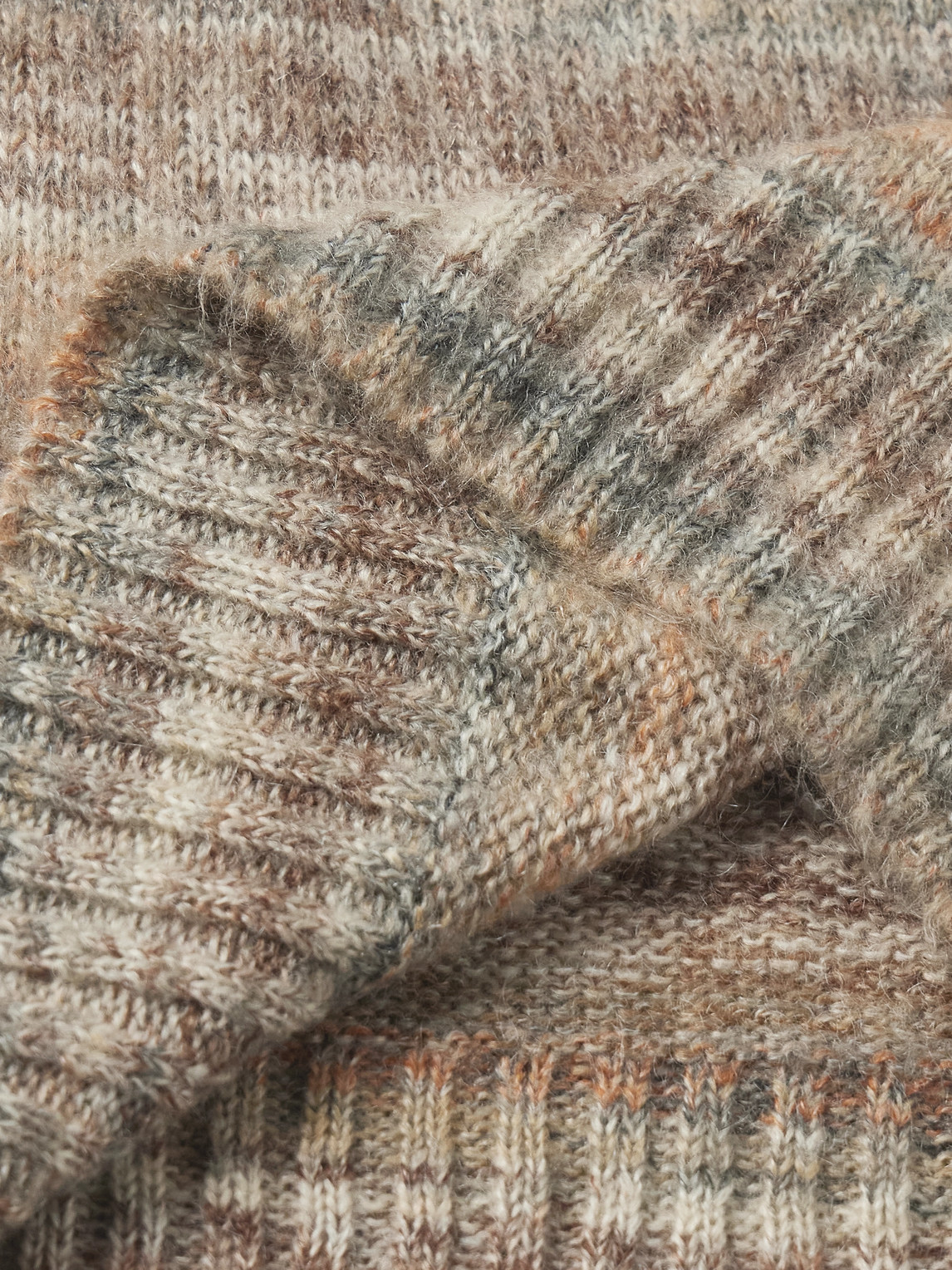 Corridor Space-dyed Knitted Sweater In Neutrals