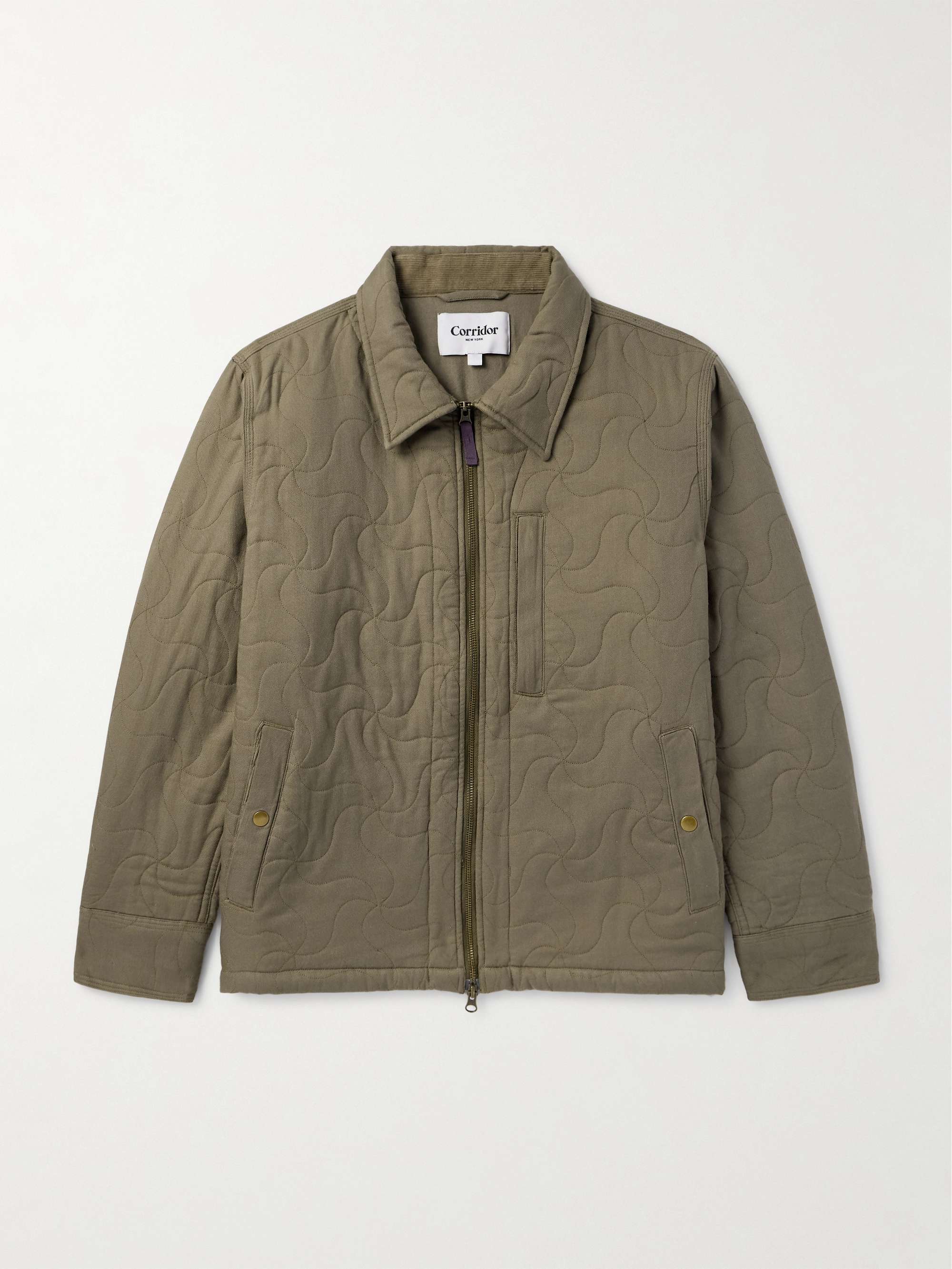 POLO RALPH LAUREN M65 Logo-Appliquéd Herringbone Cotton