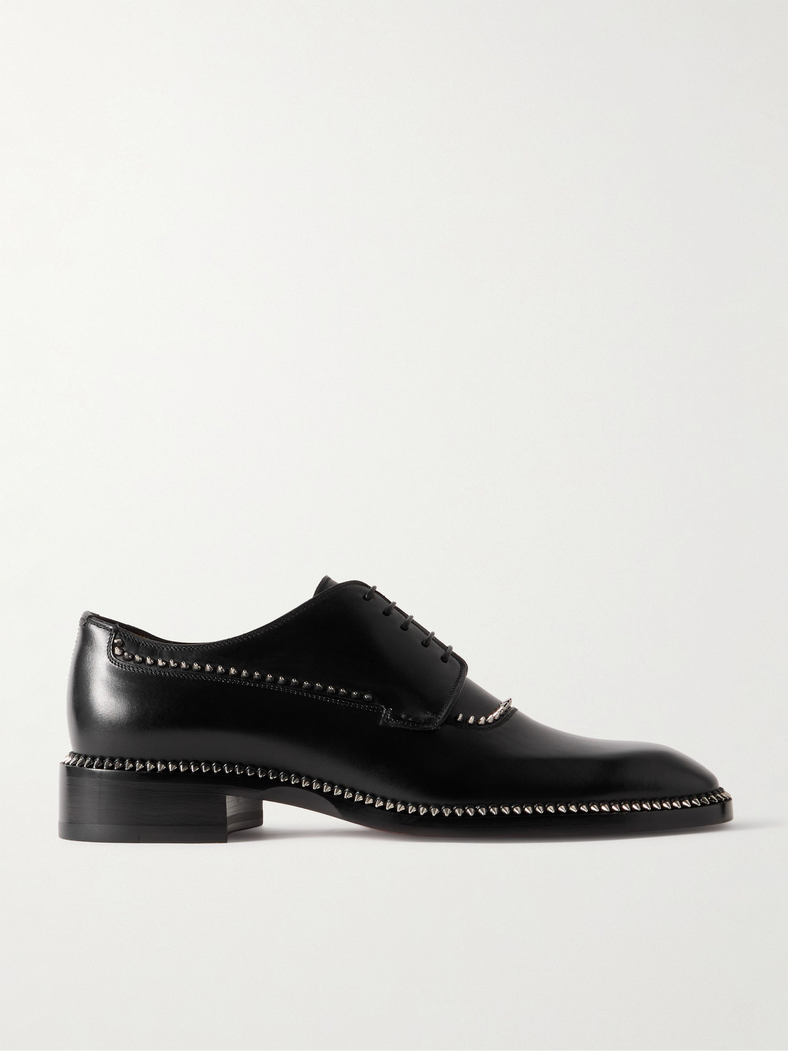 Christian Louboutin Cocoriclou Studded Leather Derby Shoes - Men