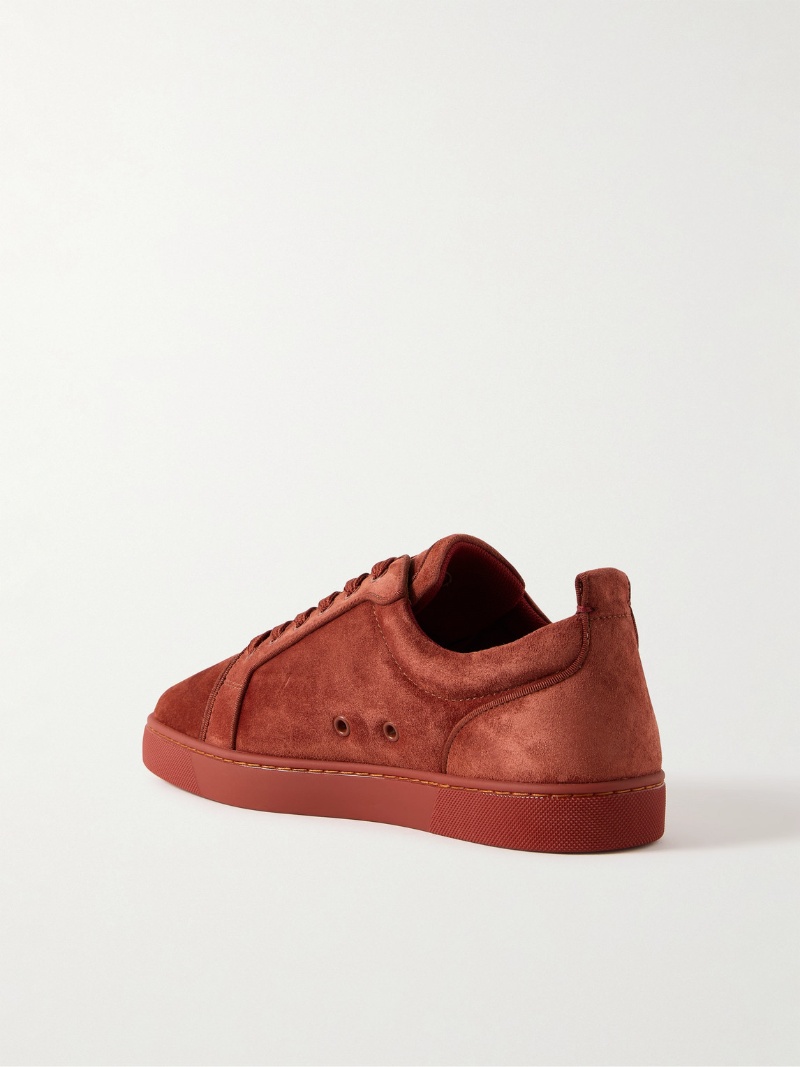 Christian Louboutin Lace-up Low-cut Casual Shoes In Red