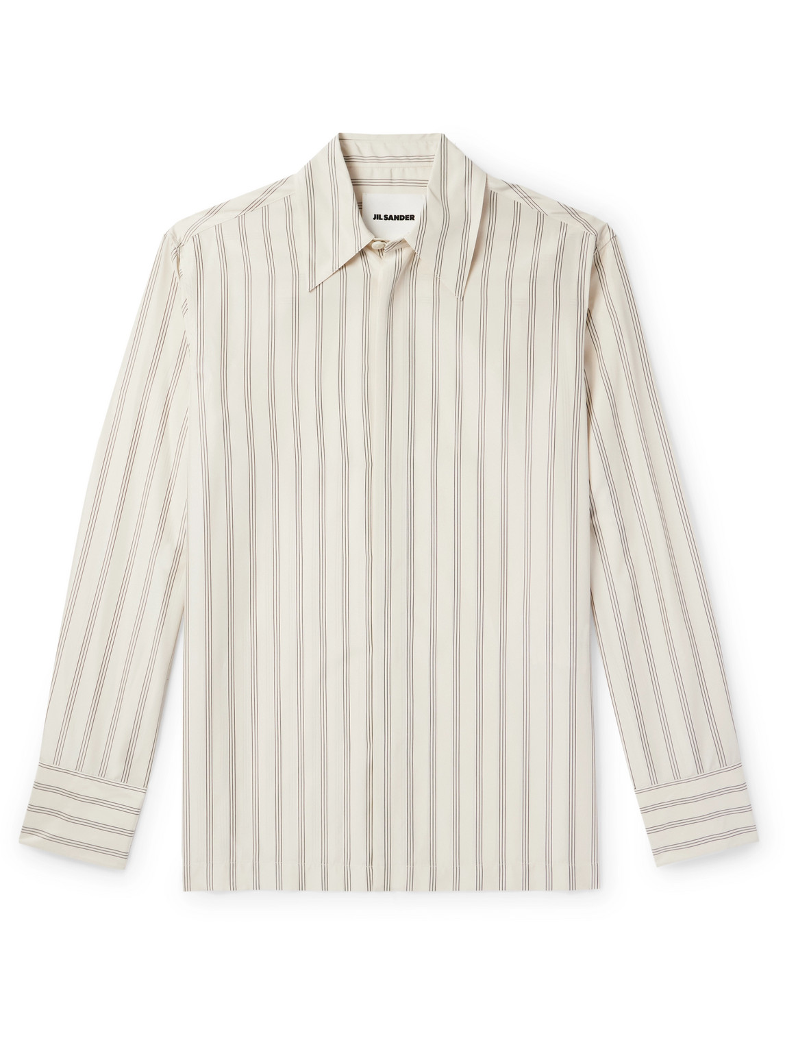 Jil Sander Striped Satin Shirt - Men