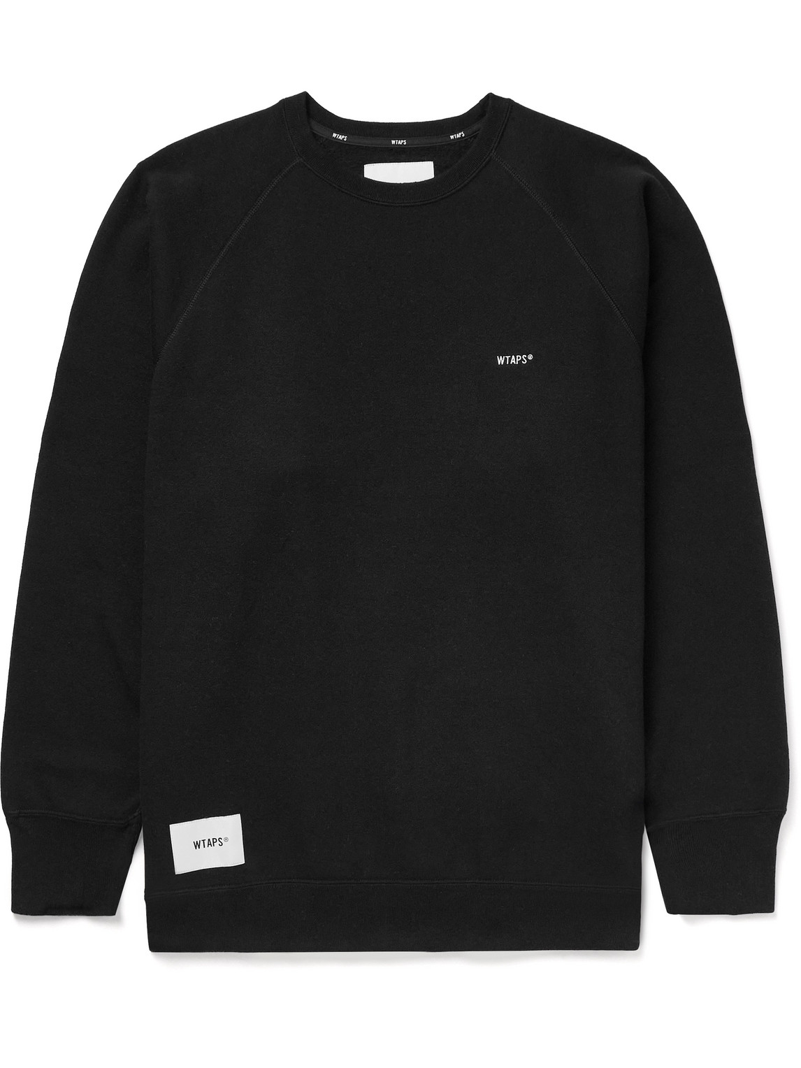 Logo-Embroidered Appliquéd Cotton-Blend Jersey Sweatshirt