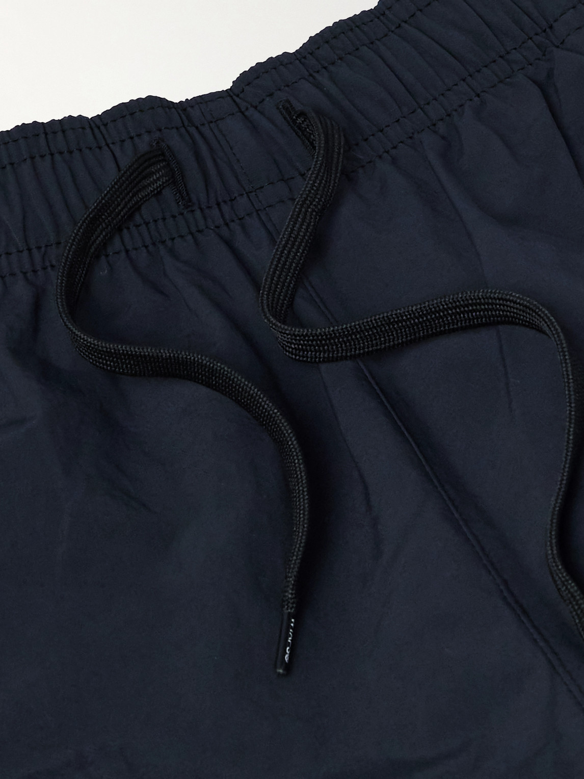 Wtaps Straight-leg Logo-embroidered Nylon Trousers In Blue Wtaps Straight-leg Logo-embroidered Nylon Trousers In Blue